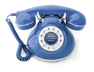 telephone blue